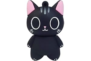 leizhan Clé USB 16Go, Flash Drive Mignonne clé USB Pendrive en Silicone (16Go,Chat)