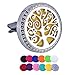 Produktbild HooAMI Auto Luft Erfrischungsmittel Aromatherapie oel Diffusor Auto Clip Hohlbohrer klebrig Baum des Lebens