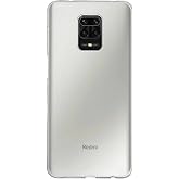 KZY İLETİŞİM Xiaomi Redmi Note 9 Pro ile uyumlu Kapak 1mm Şeffaf Silikon Kılıf
