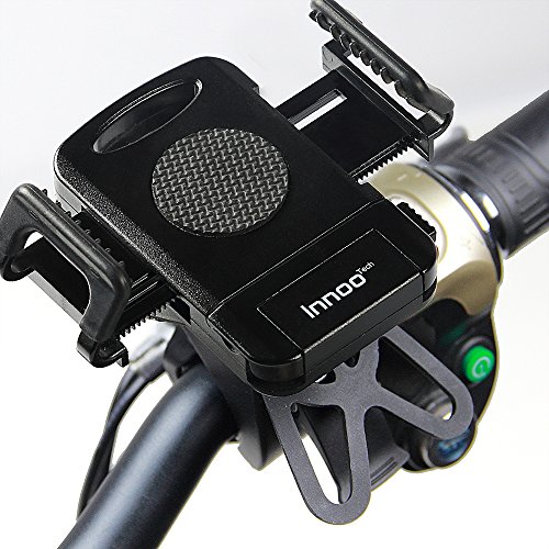 InnooTech Fahrrad Handyhalterung Handyhalter Fahrrad Verstellbar Motorrad Halter für Smartphone, iPhone 7 Plus / 7 / 6 / 5s / 5 / 4, Samsung Galaxy S5/S4/S3, GPS usw. - 3