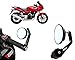 Auto Pearl Premium Quality 1 Pair Set of 2 pcs. Adjustable Motorcycle & Scooty Rearview Mirrors Flexible Round Handle Bar End Mirror For - Bajaj Pulsar 220F RS.798.00