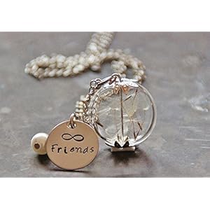 Kette Pusteblume Pusteblumenkette Löwenzahn Freundschaftskette Dandelion Echte Pusteblumen