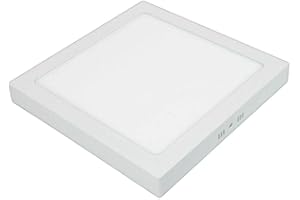 MACHSWON Oświetlenie wewnętrzne dachu samochodu, 12 V 24 W lampa sufitowa do kampera kampera przyczepy kempingowej furgonetki, łodzi, 30 * 30 * 4 cm, biała