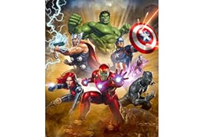 GREENF 5D DIY Diamant Malerei Kits für Erwachsene Vollbohrer Kristall Strass Stickerei Kreuzstich Kunsthandwerk Leinwand Wanddekor, 12X16 Zoll