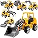 Produktbild chengyaohaiyu 6 STÜCKE Set Spielzeug Mini Förderfahrzeuge Baufahrzeuge Lkw Bagger Schaber Kleine Builders Spiel für Kinder Weihnachtsgeschenk Geburtstag