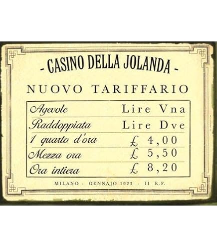TARGA VINTAGE1932 CASA DI TOLLERANZAALLA CASA DEL PIACERE di SORA