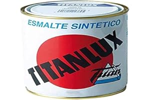 Titanlux - Esmalte sintético, Blanco mate, 375 ML (ref. 001057738)
