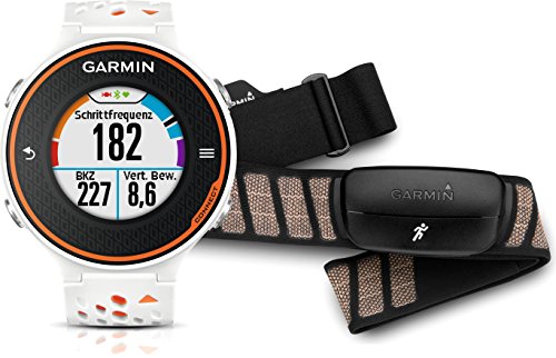 Garmin Forerunner 620-GPS-Laufuhr (verschiedene Laufeffizienzwerte, inkl. Herzfrequenz-Brustgurt)
