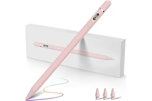 KOKABI Ołówek 1. generacji do Apple, rysik do iPada (2018-2024) z ładowarką USB C, palm Rejection & czułość nachylenia, ołówek do iPada 6-10 Gen, iPad Pro 11"/12,9", iPad Air 3/4/5, iPad Mini 5/6