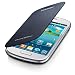 Produktbild Samsung Original schützende Display-Klappe / Flip-Cover EFC-1M7FBEGSTD (kompatibel mit Galaxy S3 mini) in blue