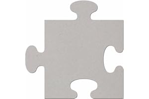 BÜTIC GMBH Cardboard Puzzle Piece 3-50 cm Craft Decoration, Size: 11 cm, Pack of 100
