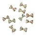 Generic 3D Nail Art Stickers Bow Tie Glitters Jewelries Rhinestones DIY Decoration (Pack of 10) RS.265.00