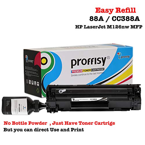 Proffisy Replacement for HP Laserjet M126nw MFP Black Easy Refill CC388A / 88A Toner Cartridge(HP M126nw MFP - Easy Refill) RS.859 (92.00% Off) - Amazon Proffisy Replacement for HP Laserjet M126nw MFP Black Easy Refill CC388A / 88A Toner Cartridge(HP M126nw MFP - Easy Refill) RS.859 (92.00% Off) - Amazon