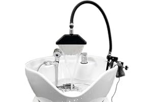 GENERIC Spa per Testa Portatile ， Spacet Spacet Spacet Circulazioni dell'Acqua Tramo di Doccia a Cascata Regolabile a 360 ° ， velocità dell'Acqua Regolabile ， con Pompa dell'Acqua e Fissaggio in Metallo