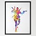 Dignovel Studios A3 Deadpool inspired Watercolor Painting Print Fine Art Print Wall Art Super Hero Geek Wall Art Home Decor Wall Hanging Avengers Poster N419
