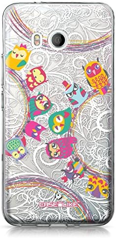 CASEiLike HTC U12 Plus case, Owl Graphic Design 3316 Pattern TPU Case Bumper Snap-on Back Cover for HTC U12 Plus