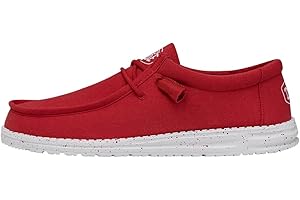 Hey Dude Herren Wally Slub Canvas Moc Toe Shoes