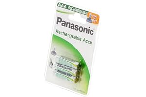 PANASONIC HHR-4MVE/3BD - PACK DE 3 PILES AAA RECHARGEABLE 750 MAH