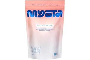 Prebiotic Fibre Gut Health Supplement, Supports Digestive Health, Bloating & Regularity, 1/3 NHS Daily Fibre 300g myota Gut Booster. Clinically Proven to Improve Digestion & Boost Your Overall Health