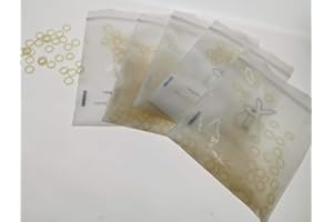 SMILEORTHO Ambra 3.5 OZ Elastici dentali Elastici 3/16 Lacune Nei Denti Ortodontici (5 sacchetti - 500 pezzi)