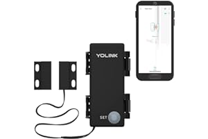 YoLink Outdoor Contact Sensor, LoRa 1/4 Mile World's Longest Range Smart Door Sensor, Universal Contact Sensor, Alexa, IFTTT, IP63 Waterproof for Indoor/Outdoor, App Notifications - Hub Required