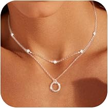 VIROMY Damen Halskette Set – Stapelbare Schlangenkette & Gedrehte Seilkette In Gold/Silber | Verstellbar & Mehrlagig