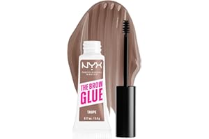 NYX Professional Makeup Gel Sopracciglia Brow Glue, Istantaneo, Per un Look Laminato, The Brow Glue, Taupe