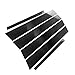 Produktbild Demino 6pcs / Set Carbon-Faser-Fenster Säule B-Säule Abdeckung Ersatz für BMW 3er F30 2013-2017