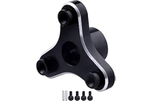 ALLINRC Metal Aluminum Alloy RC Slipper Clutch Eliminator for Traxxas 1/10 Stampede/Slash VXL / XL5 2WD (Black)