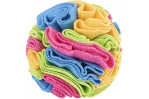 DONGKER Sniffing Ball per Cani,6/8" Giocattolo Palla da Snuffle per Cane Lavabile Giocattoli Puzzle per Animali Addestramento e Giochi Interattivi