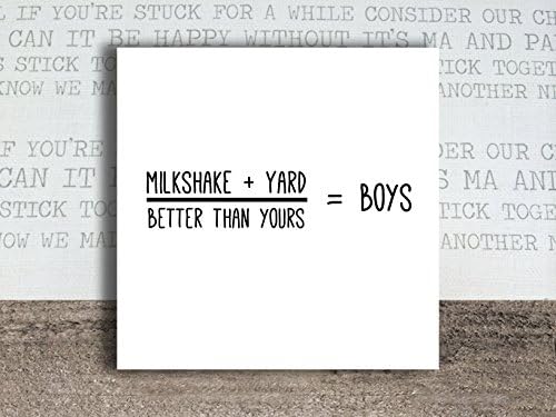 Kelis 'Milkshake' Humour Greeting Card