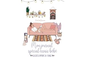 MES CARTES MATERNITÉ Journal spécial essais bébé - Journal PMA - carnet à remplir - carnet de grossesse - organisateur/planning - Fabriqué en FRANCE