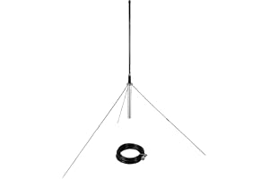 FMUSER GP100 1/4 våg utomhus FM-sändarantenn 88-108MHz | Rundstrålande 1/4 vågplan design. Robust aluminiumkonstruktion tål u