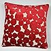 Produktbild Mason Grau Hayes Modernes Kreise ungefüllt Kissenbezug, Synthetik, Rot, 43 x 43 x 1 cm, Synthetisch, Rot, Cushion Cover Only