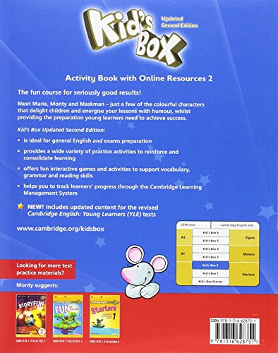 Book's Cover of Kid's Box Level 2 Activity Book with Online Resources British English