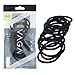 Best Price Hair Styling Set of 12pcs Durable Black Endless Snag Free Hair Bobbles / Elastics Bands By VAGA