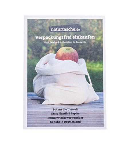 Naturtasche Brotbeutel 5erSet