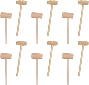 Toyandona 30 X Mini Holzhammer Mit Hammer Zum Zerschlagen Von Herz Schokoladenherz Niedlicher Schlager Spielzeug Fur Kinder Amazon De Spielzeug