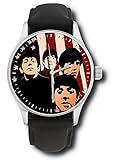 The Beatles in Amerika, Fantastische mint Vintage Lager Marke neue warholesque Kunst Messing Armbanduhr