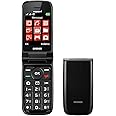 Brondi Magnum 4 Telefono Cellulare Maxi Display, Tastiera Fisica Retroilluminata, Dual Sim, 1.3 MP, Li-ion 800 mAh, Flip Atti