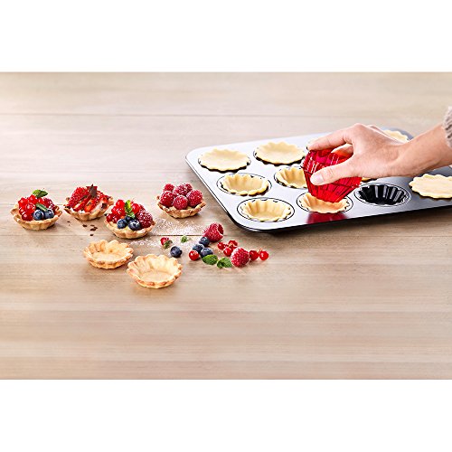 Betty Bossi 24935 Backblech für Knusper-Küchlein, 28 x 35 x 1,5 cm, schwarz - 2