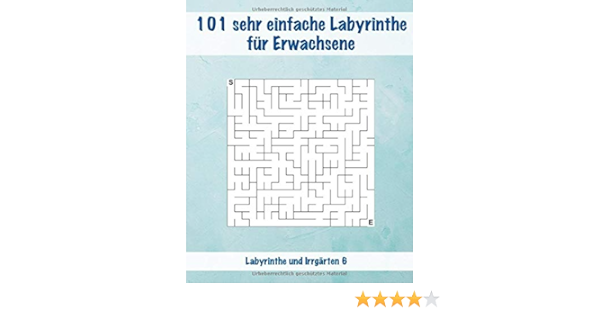 101 sehr einfache Labyrinthe für Erwachsene: Großes Format ...