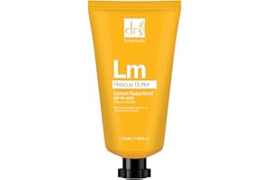 DR BOTANICALS Lemon Rescue BODY BUTTER - A Rich, Lemon, Zesty Body Butter for the Face, Hands, Body and Feet. Dermatologically Tested, Great for Dry Skin Patches