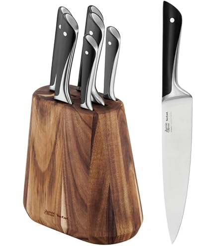 Böker Messerblock Set Style | 5-teilig Mit Walnussholz Block