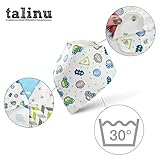 TALINU 5er Baby Dreieckstuch mit Druckknöpfen aus 100% Baumwolle I 2 Jahre Zufriedenheitsgarantie I Latz, Lätzchen, Babylätzchen, Spucktuch, Sabber-Lätzchen - 2
