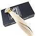 Sunny 60# Bleach Blonde Micro Nano Ring Hair Extensions 16" 50g Silky Straight Remy Human Stick Tip Nano Extensions Hair