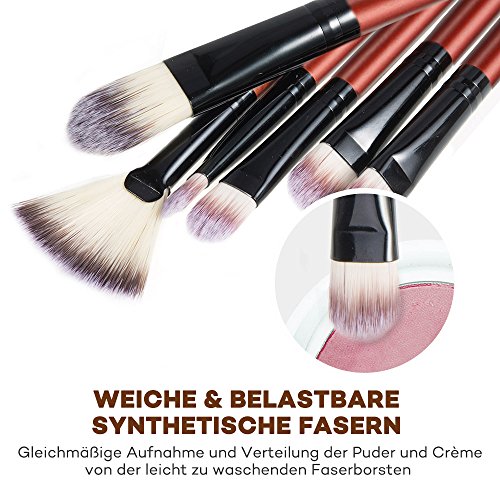 Anjou 24 tlg. Makeup Bürsten Pinsel Schminkpinsel Kosmetikpinsel Make Up Pinsel Kosmetik Set - 3