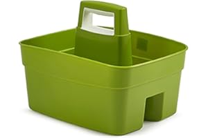 WHITEFRUZE Whitefurze Plastic Handy Kitchen Cleaning DIY Tool Utility Caddy Storage Leaf Green