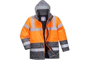 Portwest Homme Hi-vis Two Tone Veste haute visibilit , orange/gris, M EU