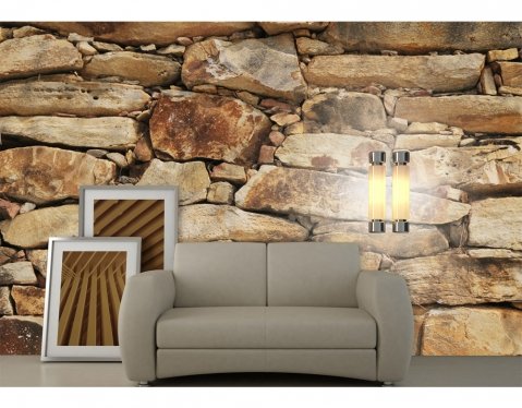 Fototapete Fototapeten Tapete Tapeten No 98 Wall Of Sandstones 400x280cm Inkl Kleister Stein Steine Steinwand Sand Felsen Beige Braun Gunstig Tapete Von Wtd Tapetenshop